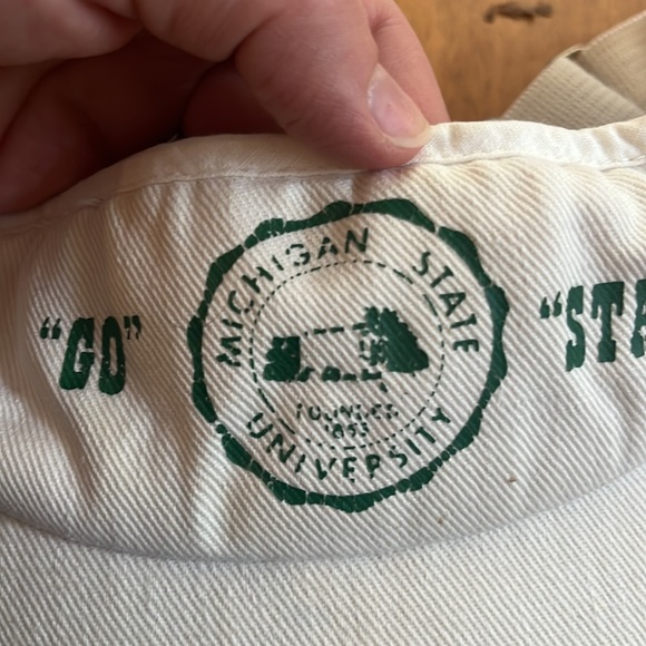 Vintage Michigan State visor - Picture 3 of 3